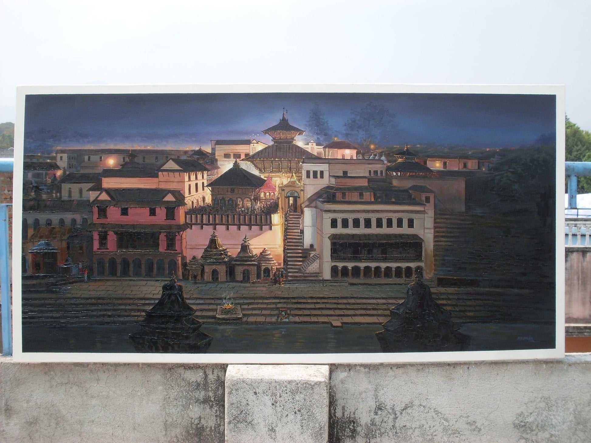 UNAP37 - Evening at Pasupatinath - Artofnepal