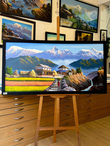 Best Landscape Art in Nepal: A Journey Through Nature’s Canvas - Artofnepal