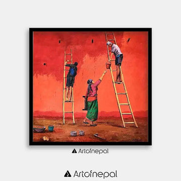 The Soul of Nepal on Canvas: How Paintings Preserves Culture and Inspire Generations - Artofnepal