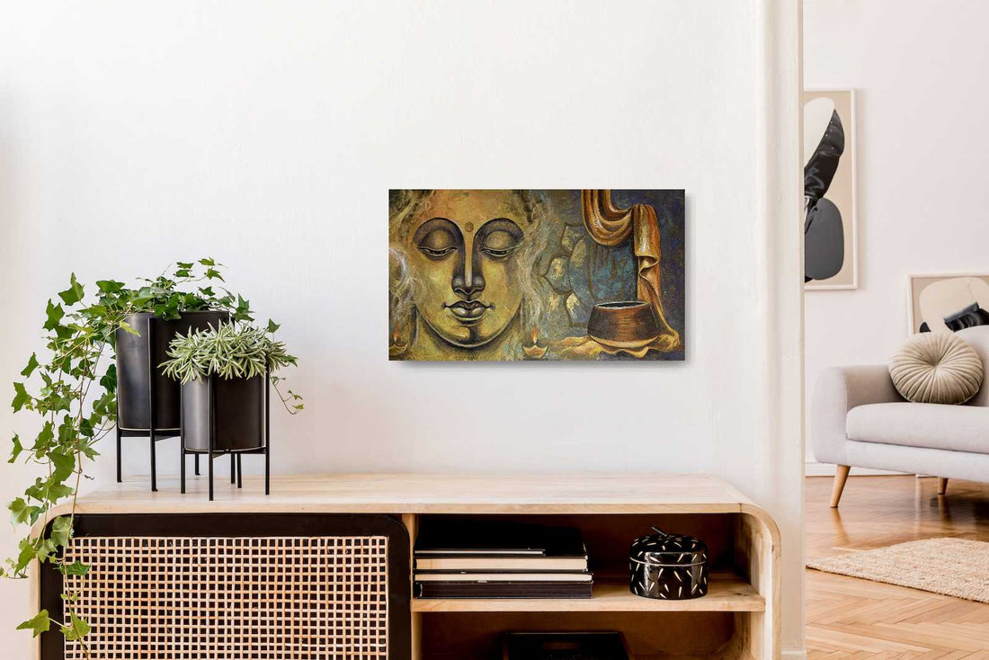 Buddha Serenity | Handmade Buddhist Art Painting