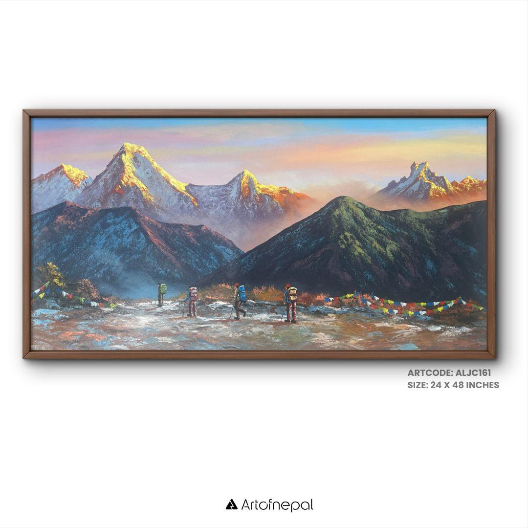ALJC161- Himalayan Golden Sunrise – A Trek Through the Mountains