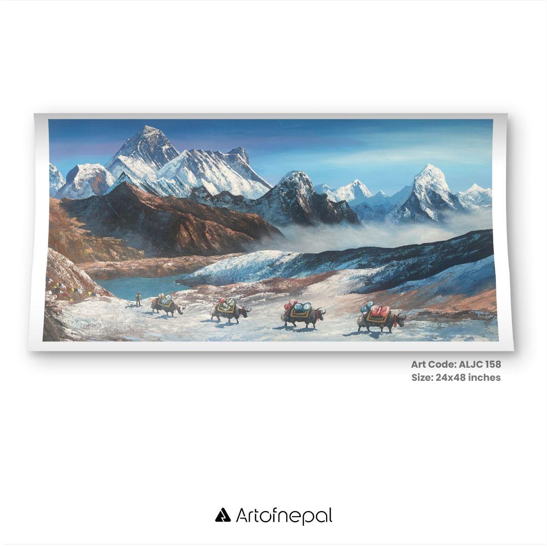 ALJC158- Himalayan Trail – Journey Across the Snowy Peaks