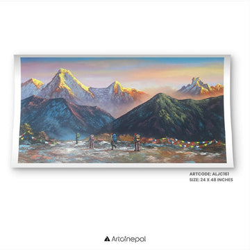 ALJC161- Himalayan Golden Sunrise – A Trek Through the Mountains