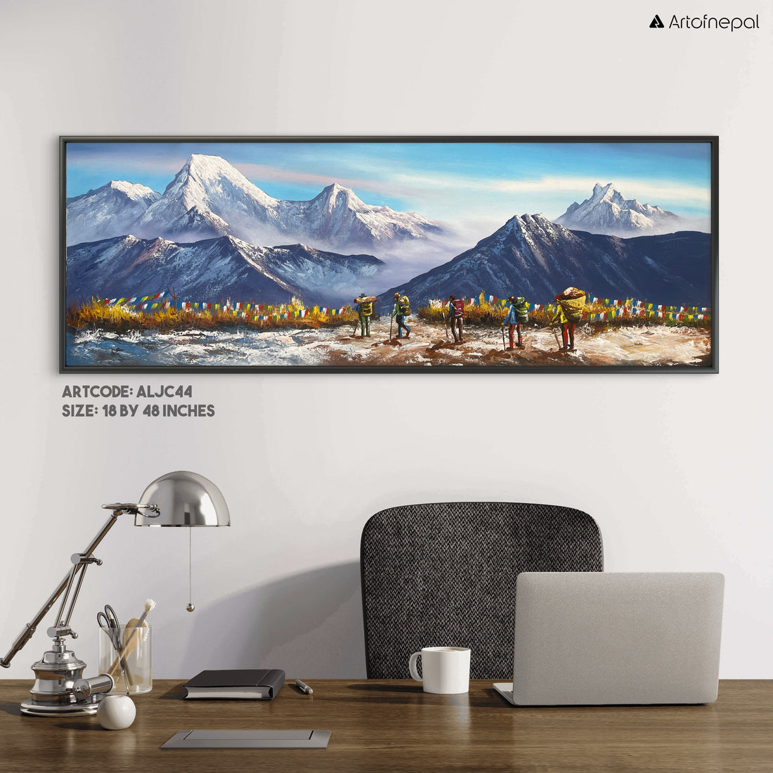 ALJC44 - Poonhill and Mt.Machhapuchhre seen by the Trekkers