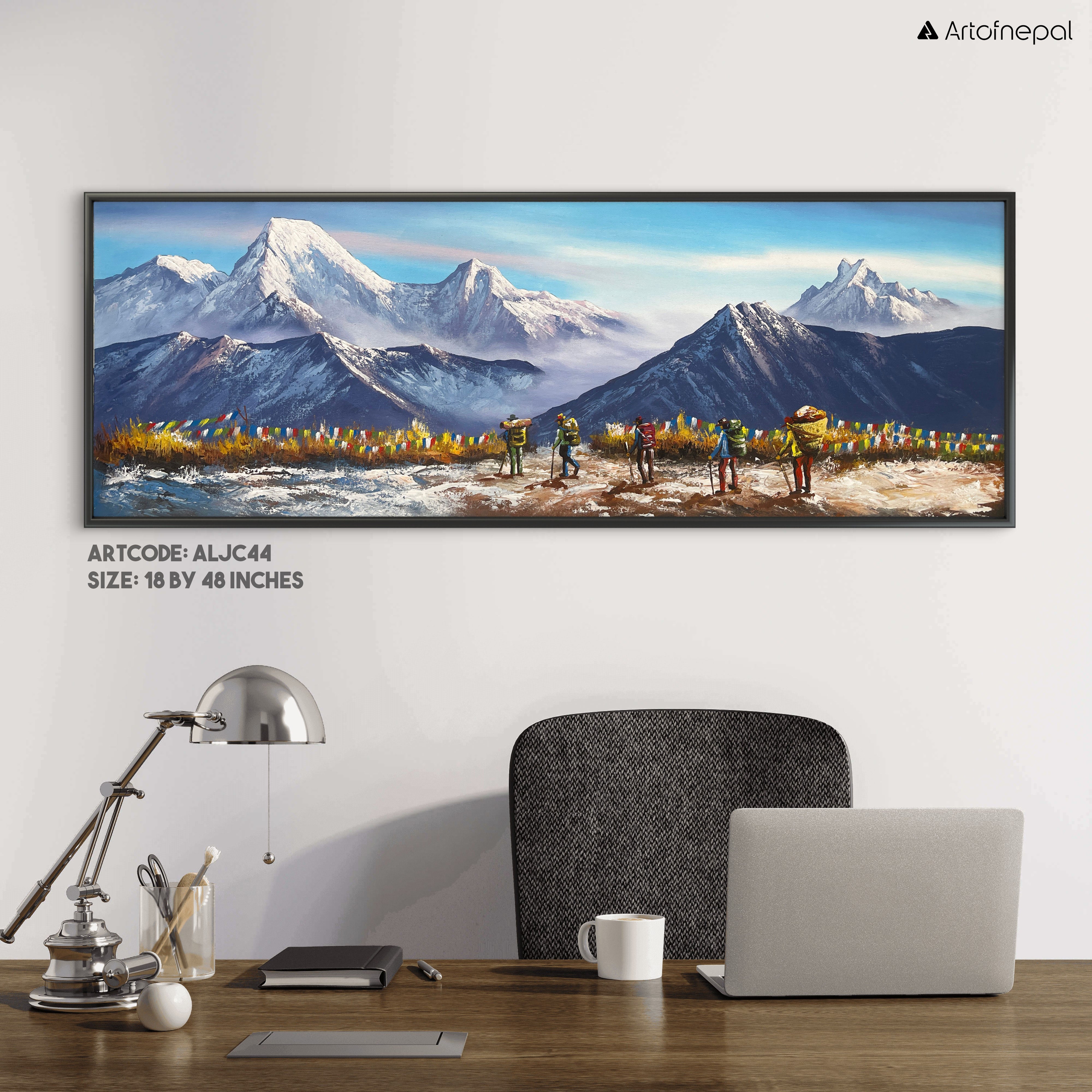 ALJC44 - Poonhill and Mt.Machhapuchhre seen by the Trekkers