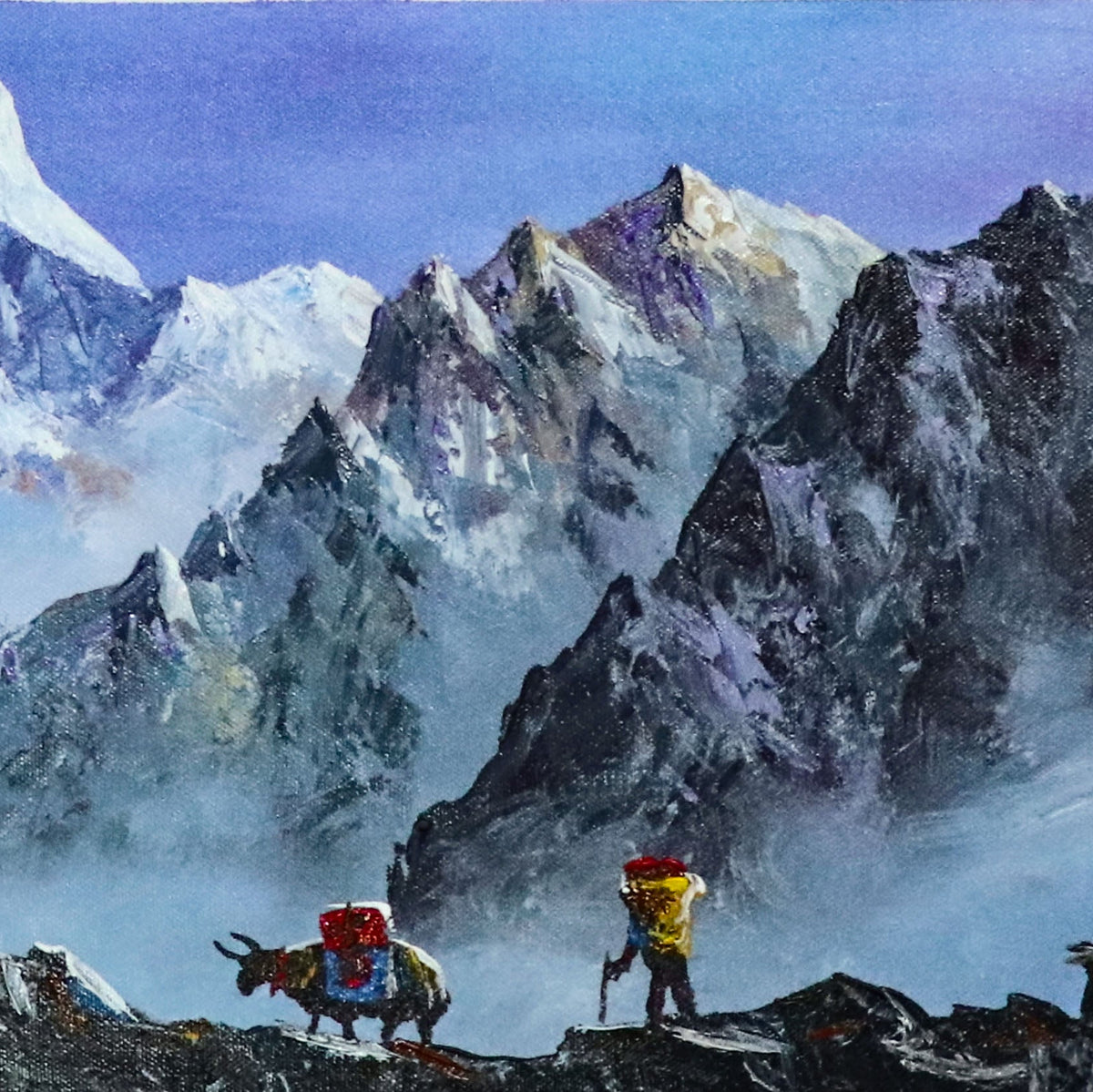 ALBT08 - Snow capped Ama Dablam and Hills