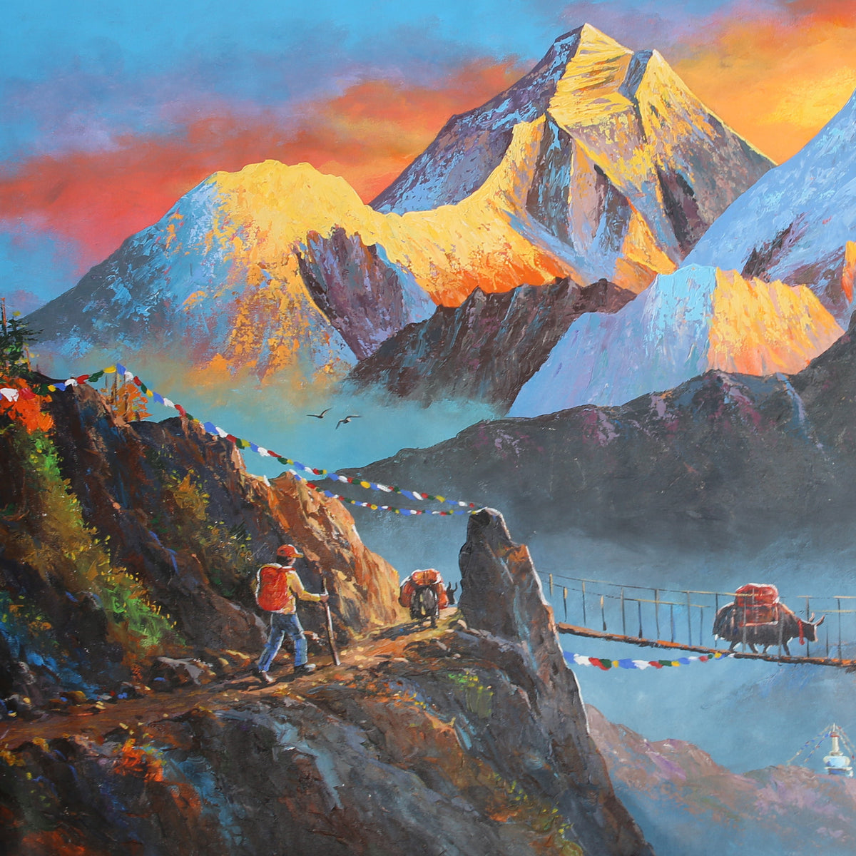 ALBT33 - Sunset over Mt.Everest
