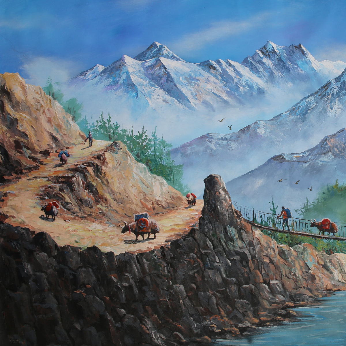 ALBT34 - Mt.Everest,Ama Dablam and Hills