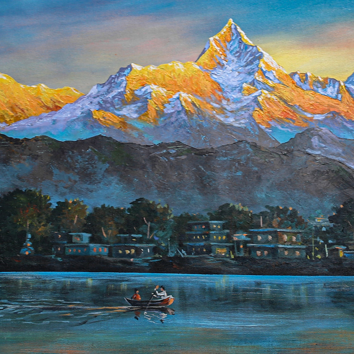 ALBT39 - Annapurna range seen from Lakeside Pokhara