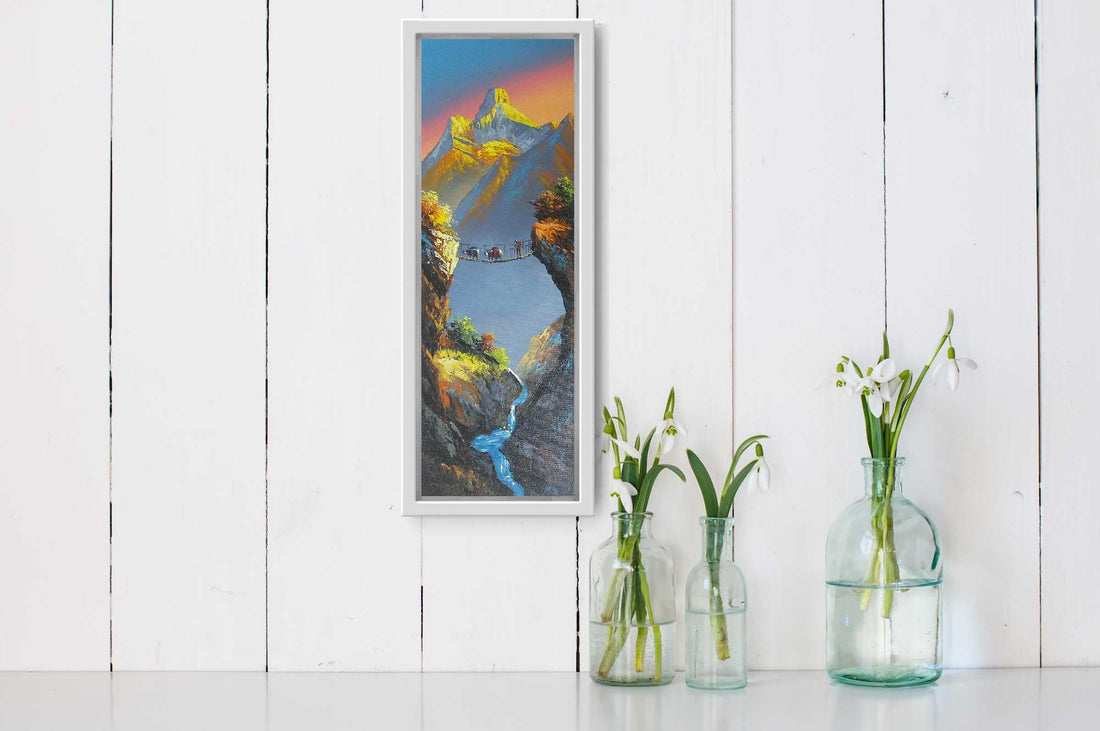 ALJC25 - Small bridge with Mt.Ama Dablam at the back