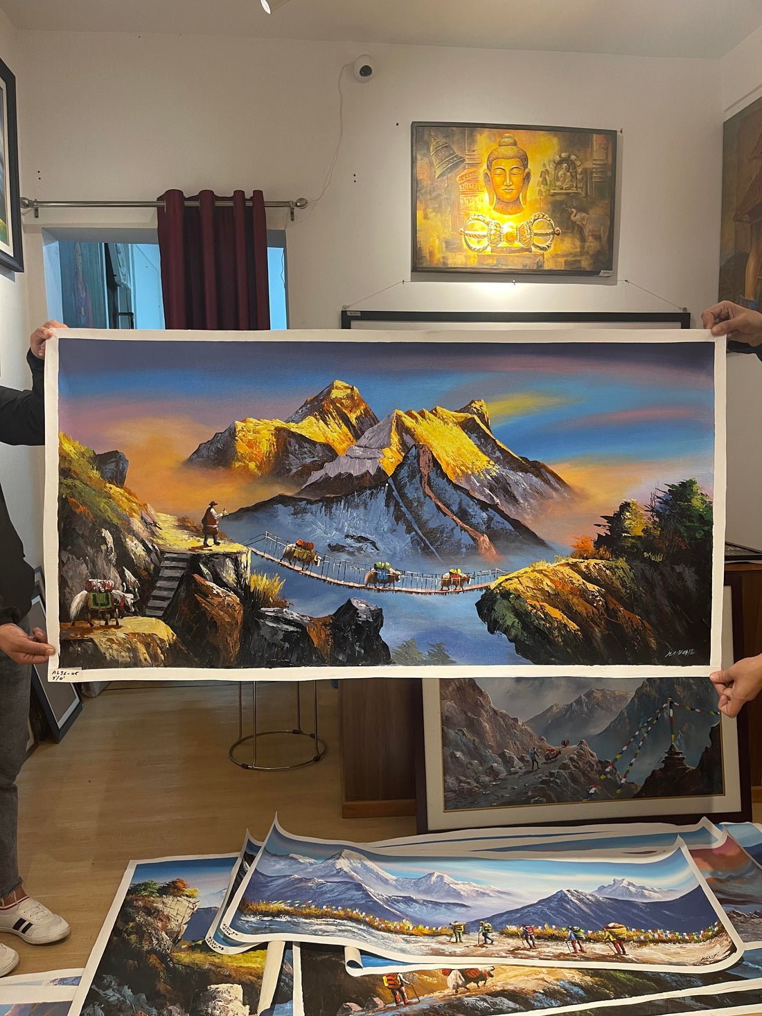 ALJC45 - Sherpa's lifestyle near Mt.Everest