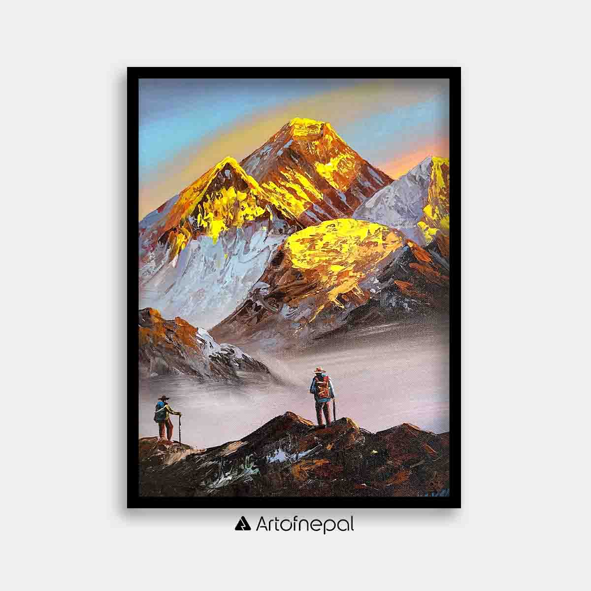 ALJC84- Sunrise Over Mount Everest