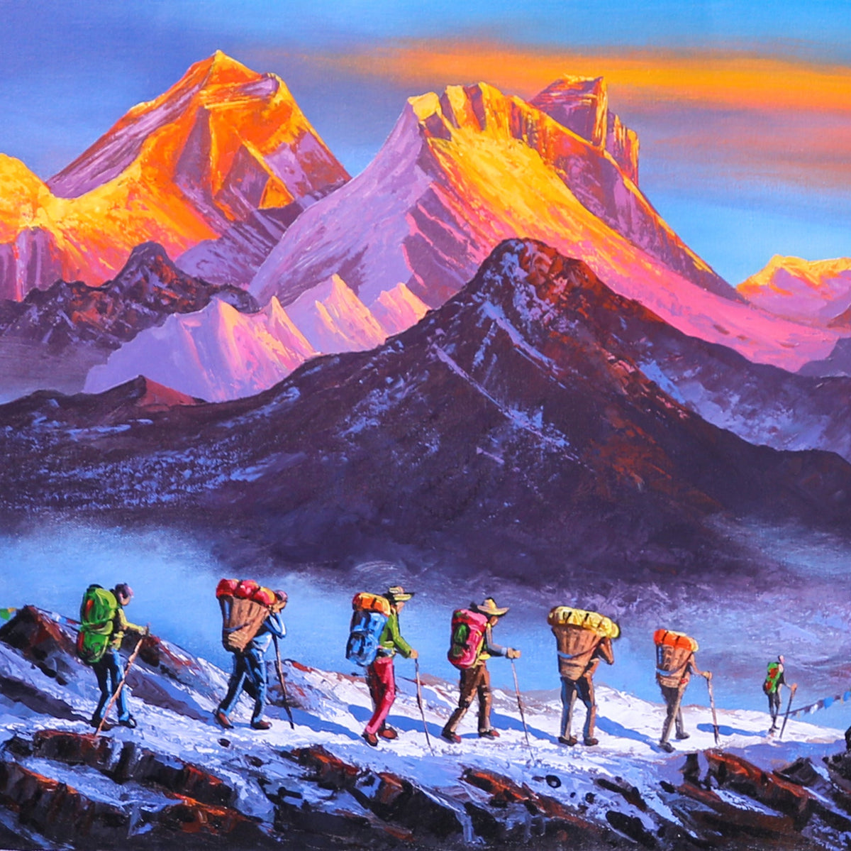 ALOM108 - Sunset view of Mt.Everest