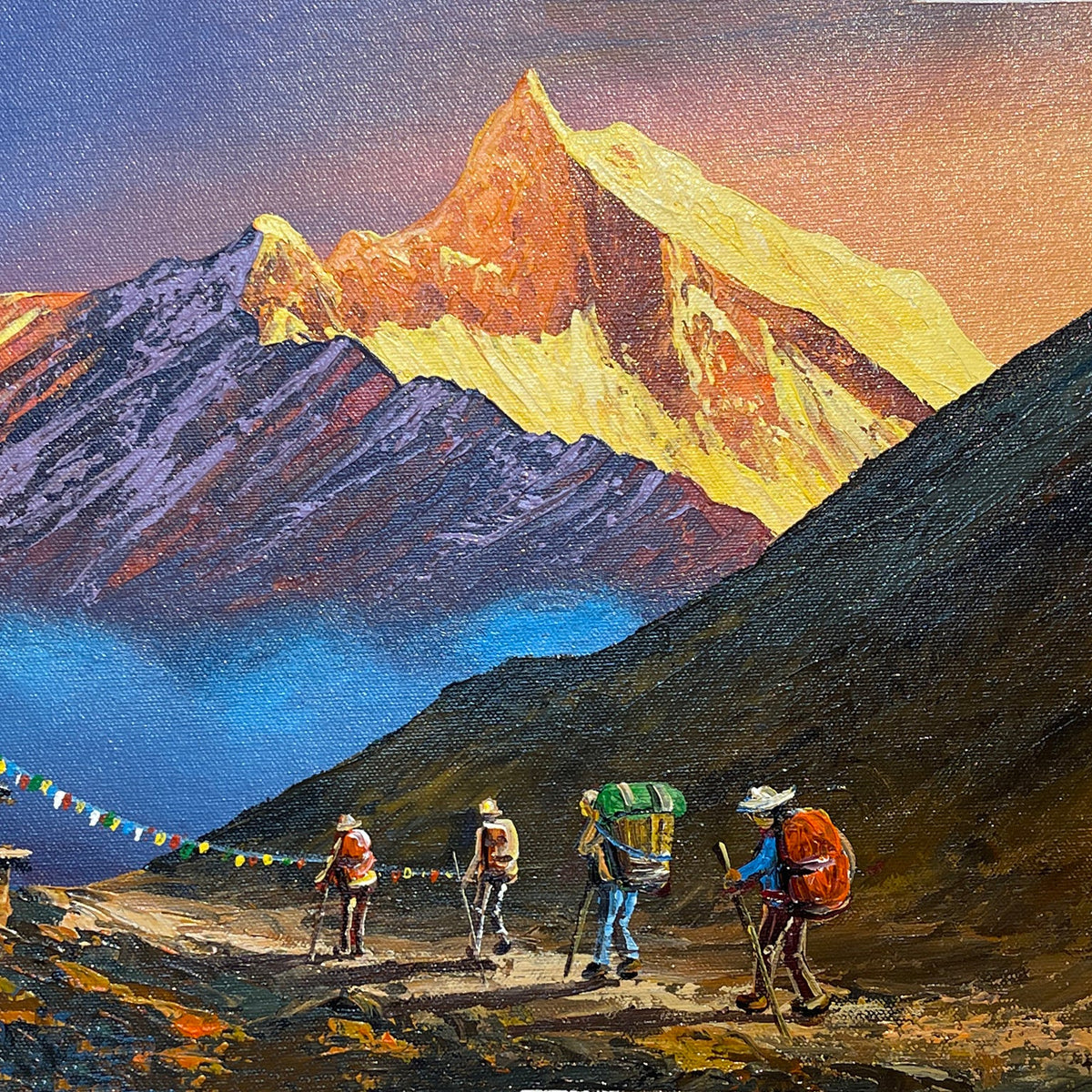 ALOM128- Mountain Landscape Painting