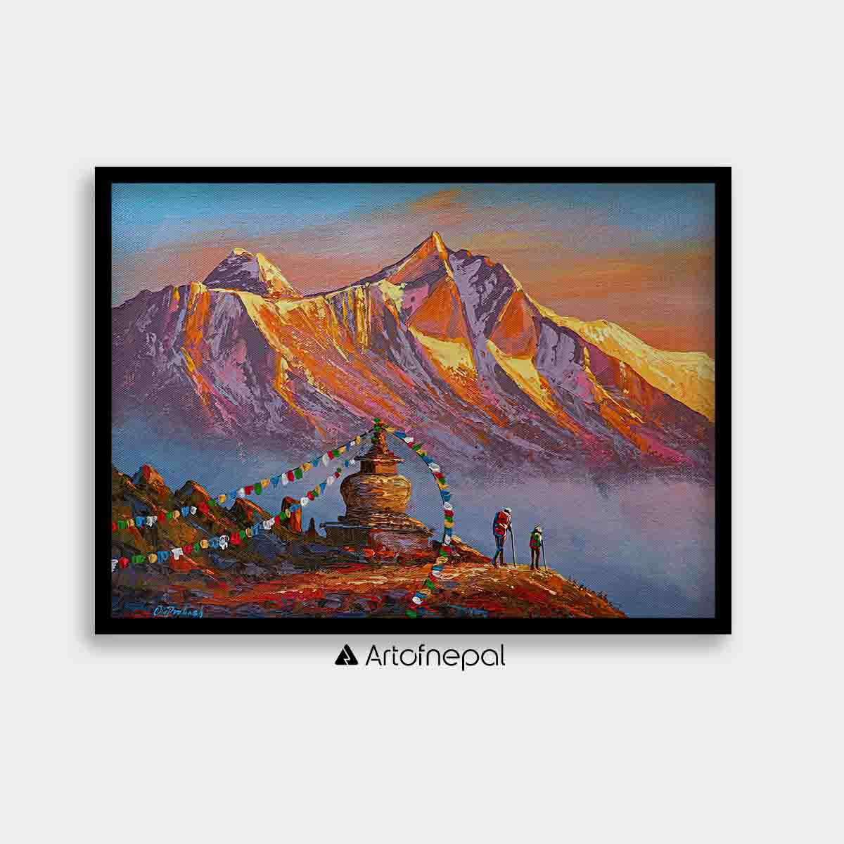 ALOM44- Sunrise over Mt.Everest and Kala Patthar