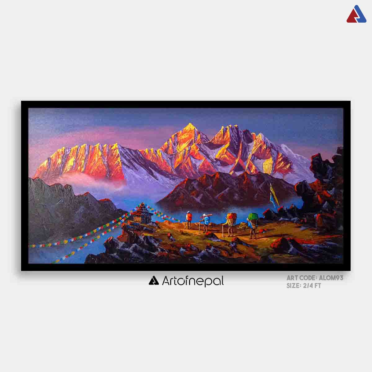 ALOM93 - Travellers  journey to Mt.Everest
