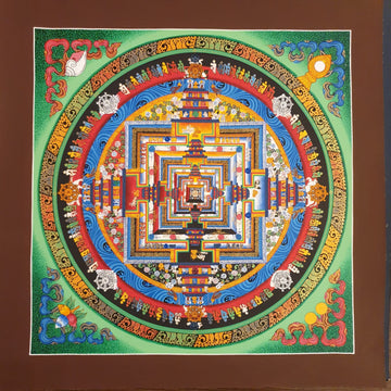 MKLT04- Kalachakra Mandala- A Sacred Symbol of Time and Enlightenment