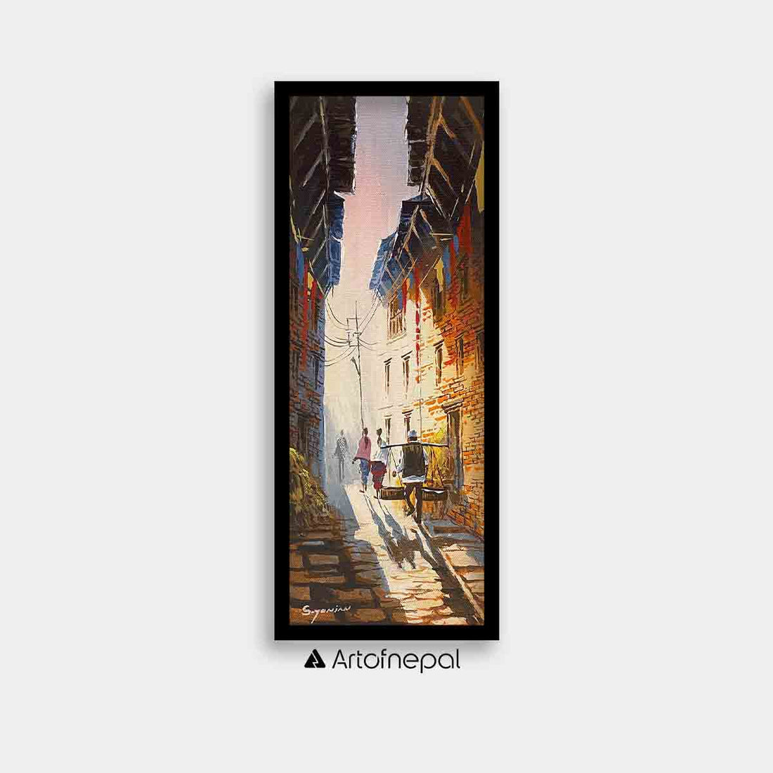 AASY21 - Evening in the streets of Nepal - Artofnepal