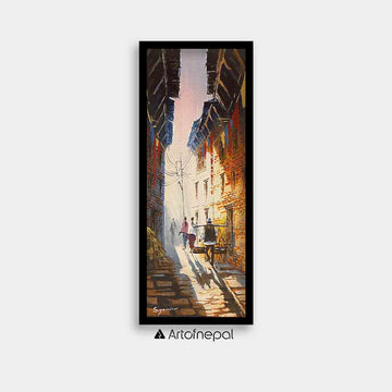 AASY21 - Evening in the streets of Nepal - Artofnepal