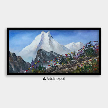 ALBT15 - Snow capped Mt. Manaslu - Artofnepal