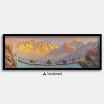 ALJC118 - Sunrise on the Mt.Everest and Ama Dablam - Artofnepal