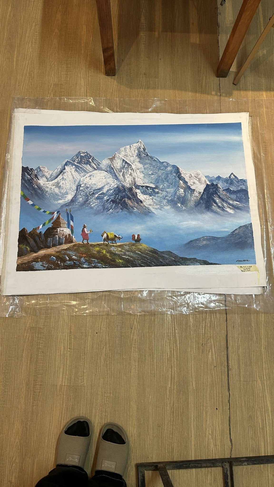 ALJC126 - Mt.Manaslu and Travellers - Artofnepal