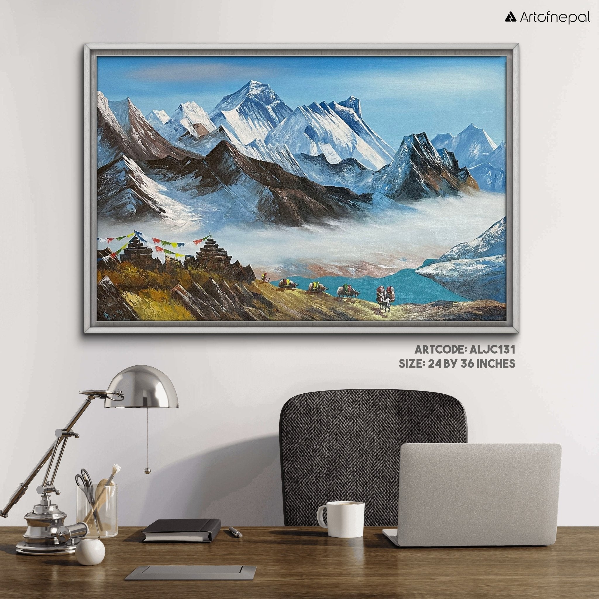 ALJC131 - View of Kala Patthar Range - Artofnepal