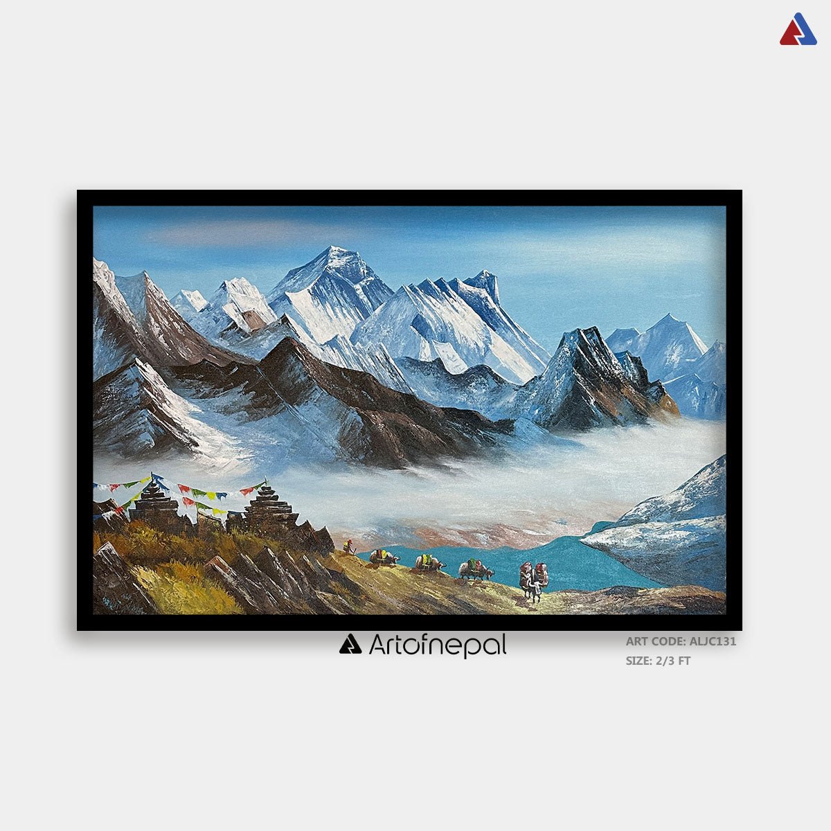 ALJC131 - View of Kala Patthar Range - Artofnepal