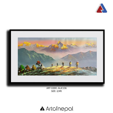 ALJC136 - Journey Beneath the Golden Peaks - Artofnepal