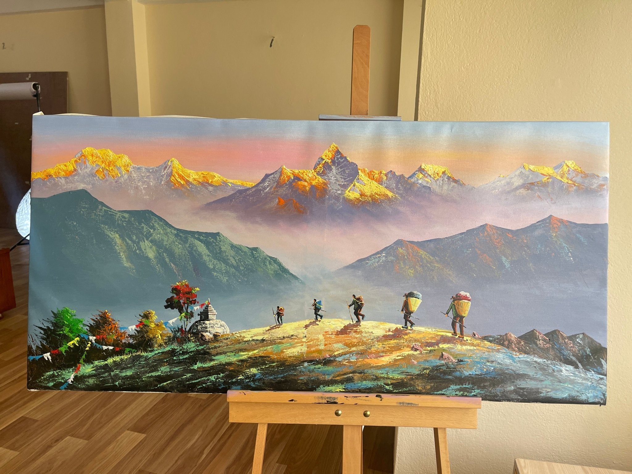 ALJC136 - Journey Beneath the Golden Peaks - Artofnepal