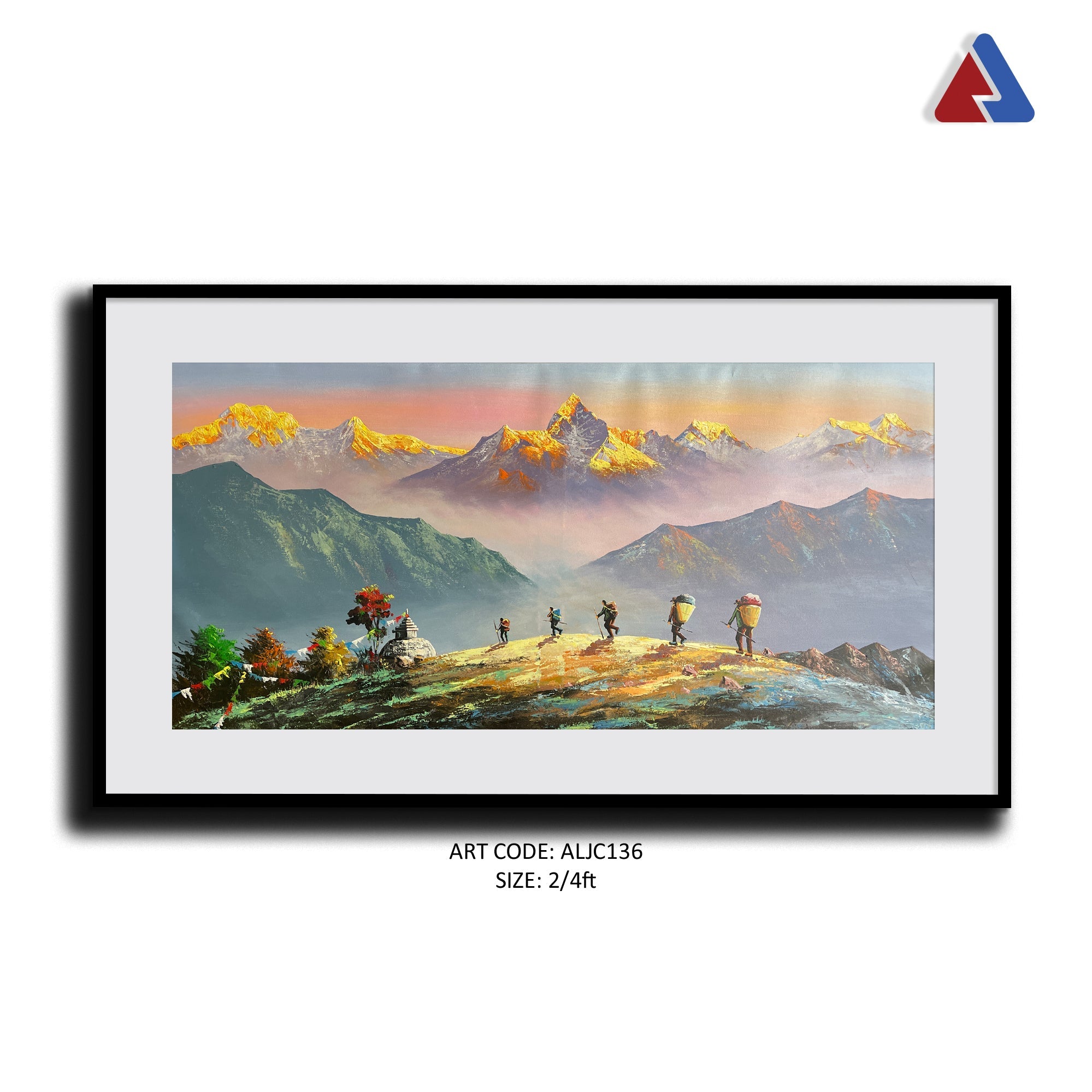 ALJC136 - Journey Beneath the Golden Peaks - Artofnepal