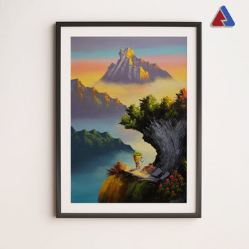 ALJC14 - Beautiful sunrays on Machhapucharre - Artofnepal