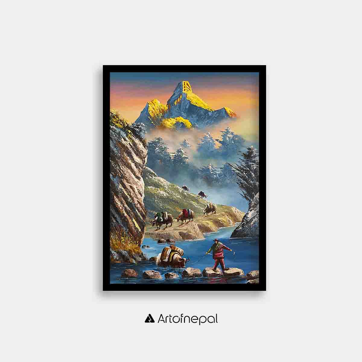 ALJC15 - Sherpa's lifestyle near Mt.Ama Dablam - Artofnepal