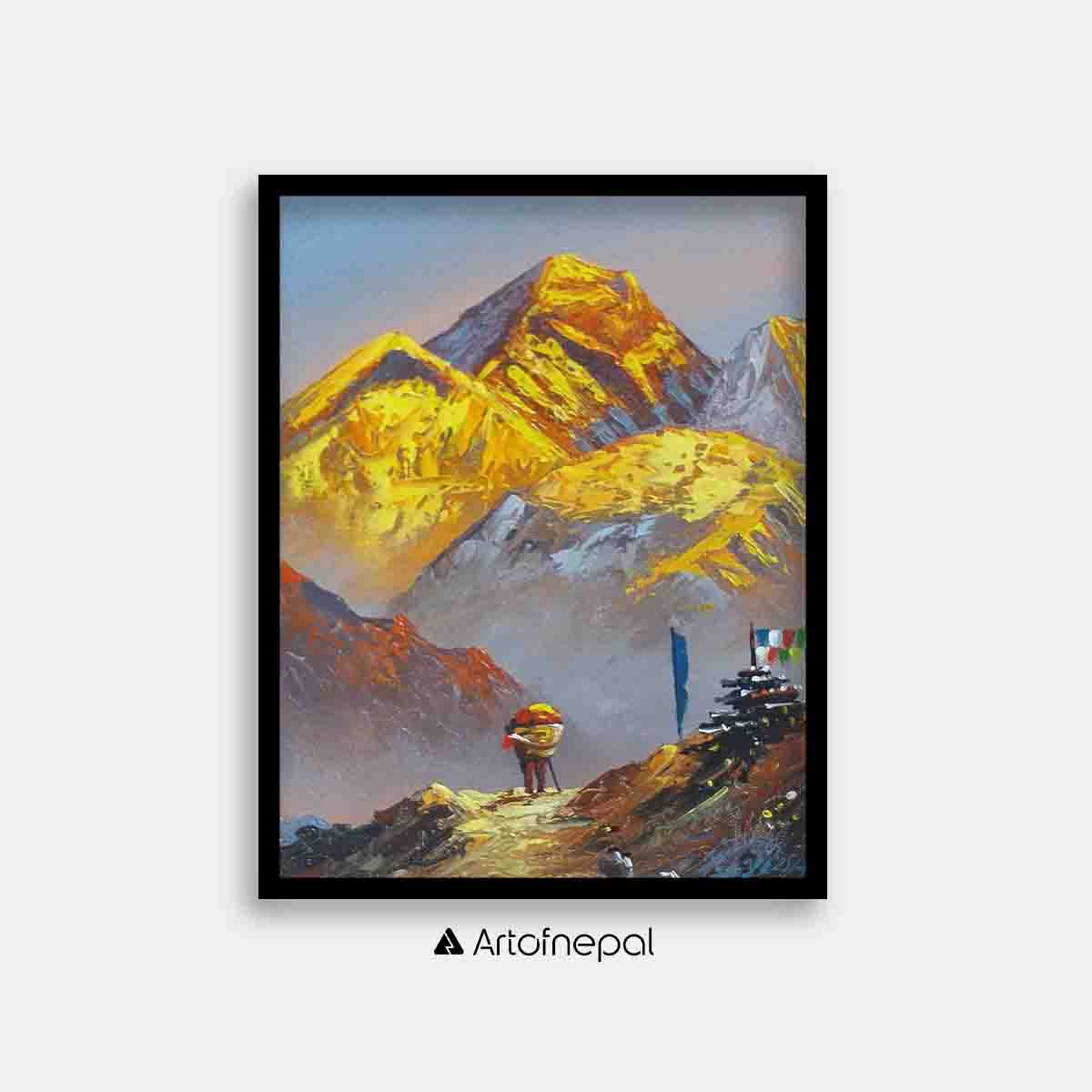 ALJC20 - Sunrise over Mt.Everest - Artofnepal