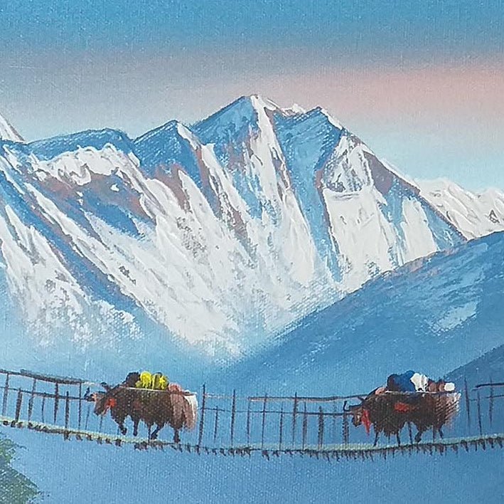 ALJC21 - Scenery of Mt.Everest and Ama Dablam - Artofnepal
