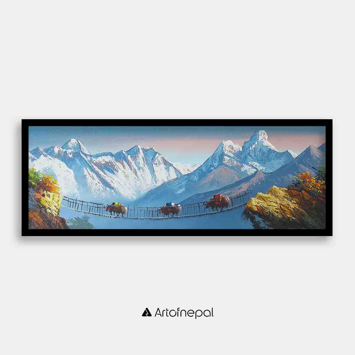 ALJC21 - Scenery of Mt.Everest and Ama Dablam - Artofnepal