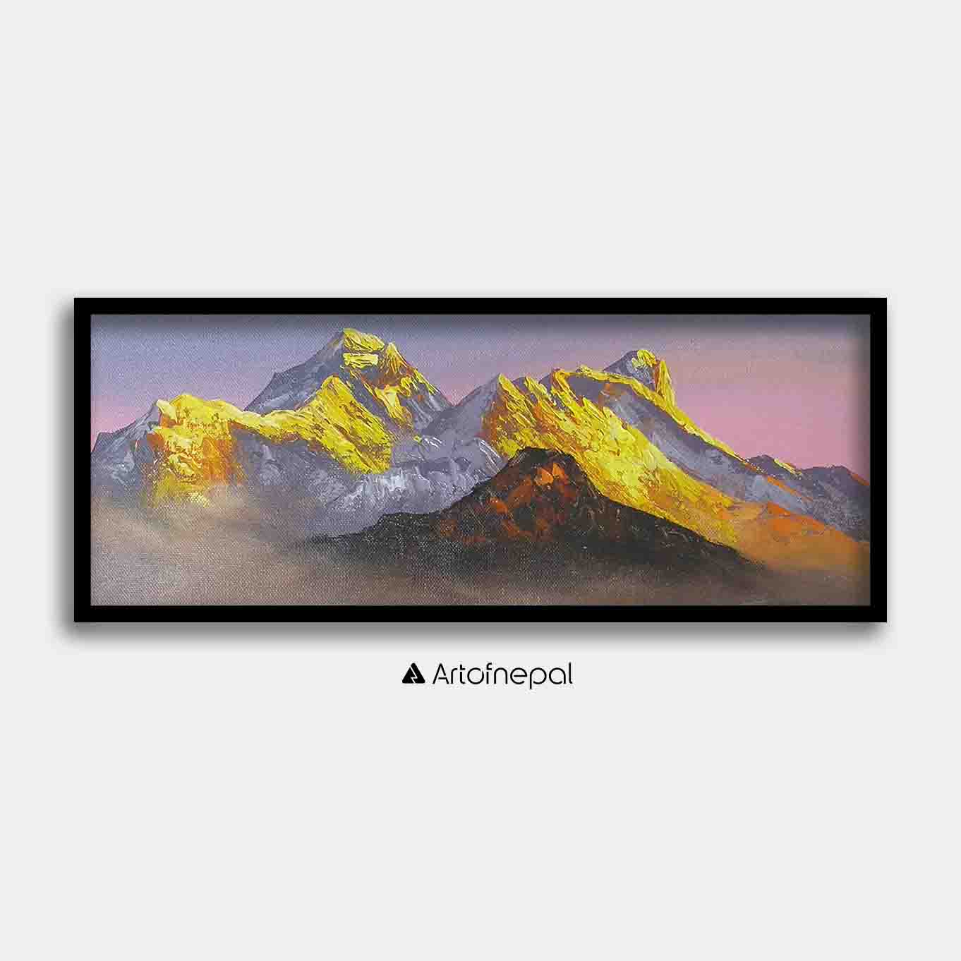 ALJC31 - Scenery of Sunset over Mt.Everest - Artofnepal