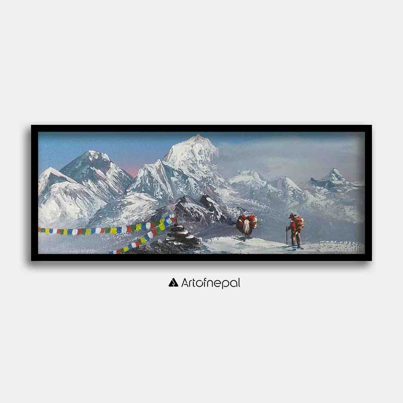 ALJC32 - Mount Everest range - Artofnepal