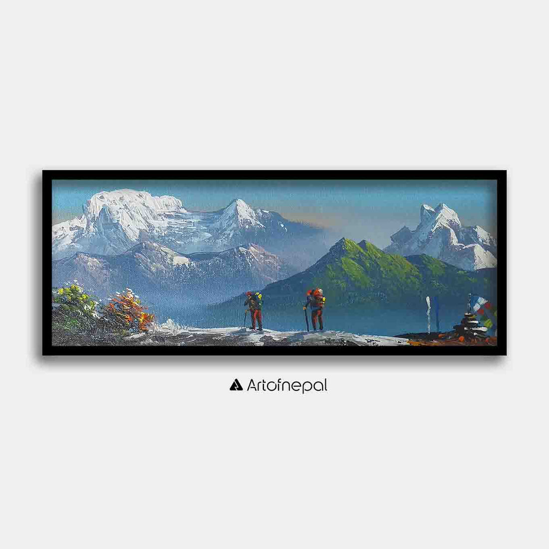 ALJC33 - Scenery of Mt.Annapurna, Machhapuchhre and Hills - Artofnepal
