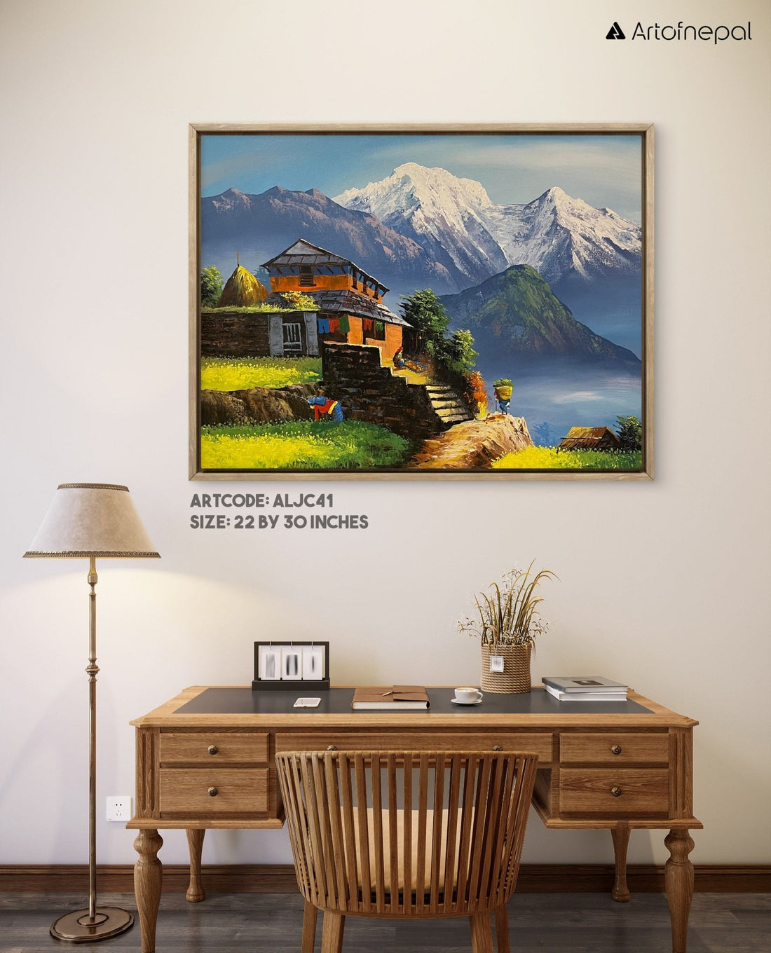 ALJC41 - Traditional Nepali house near Mt.Annapurna - Artofnepal