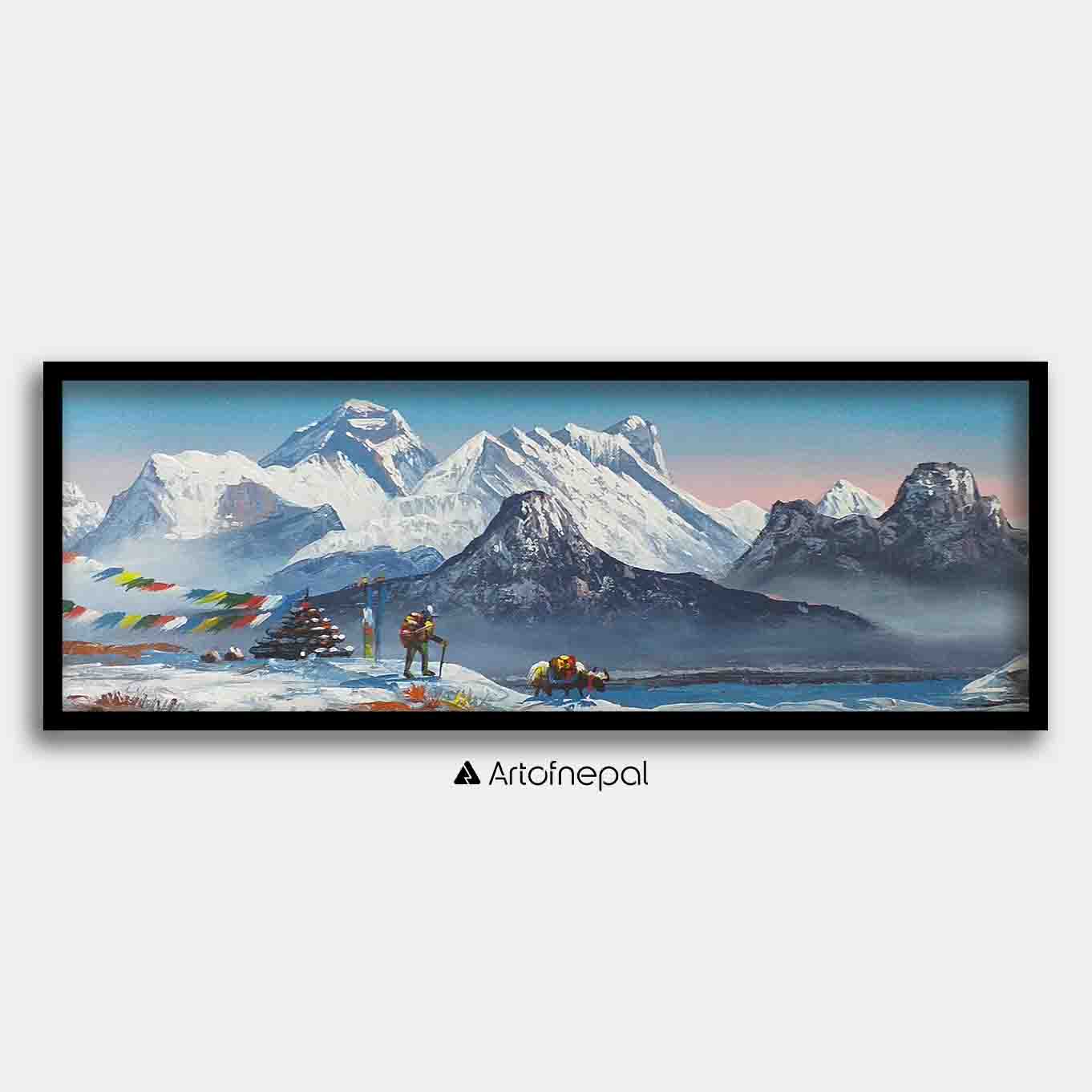 ALJC49 - Scenery of Mt.Everest and Kala Patthar - Artofnepal