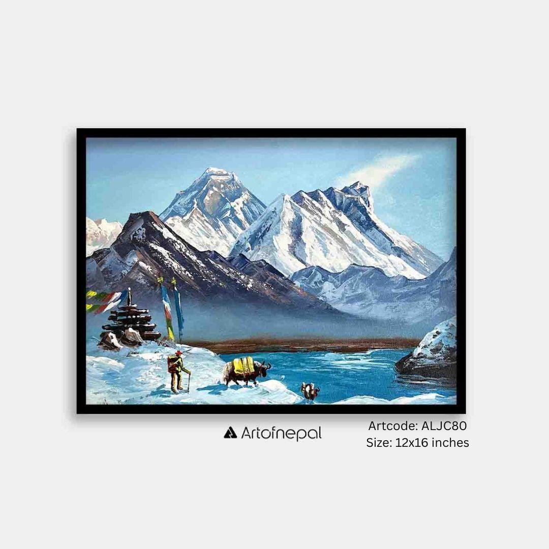ALJC80 - Majestic Heights and Tranquil Rivers - Artofnepal