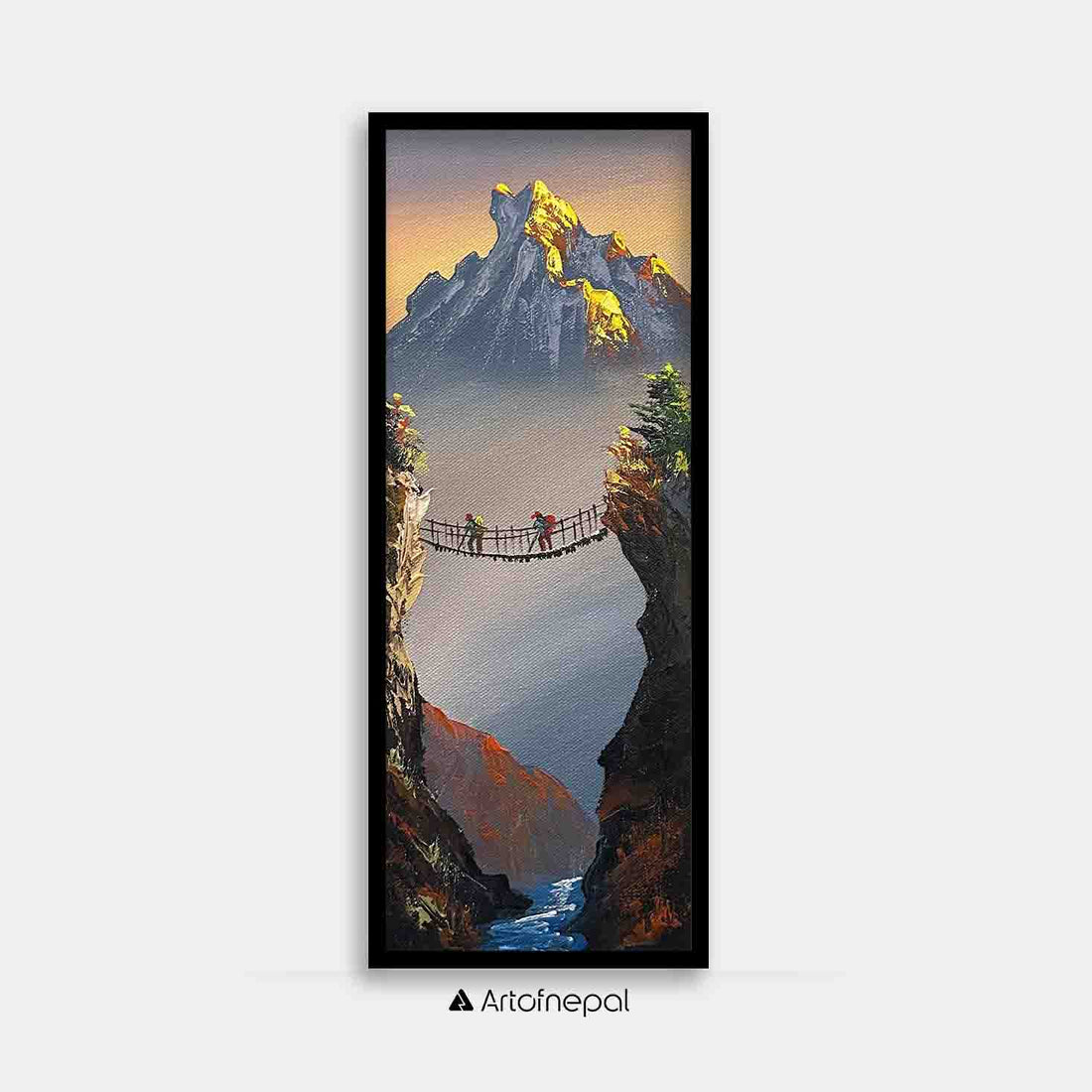 ALJC95 - Crossing between the worlds beneath Machhapuchhre - Artofnepal