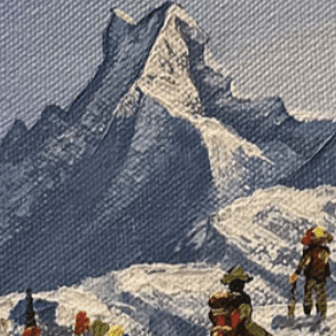 ALMC01 - Miniature Machhapuchhare Peak - Artofnepal
