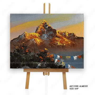 ALMC03 - Miniature Mount Ama Dablam Peak - Artofnepal
