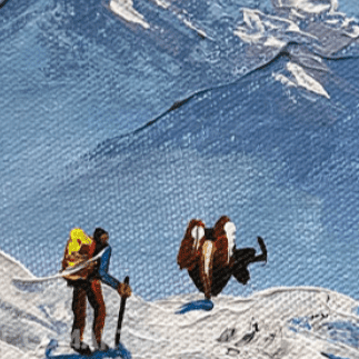 ALMC04 - Miniature Scenery of Ama Dablam - Artofnepal