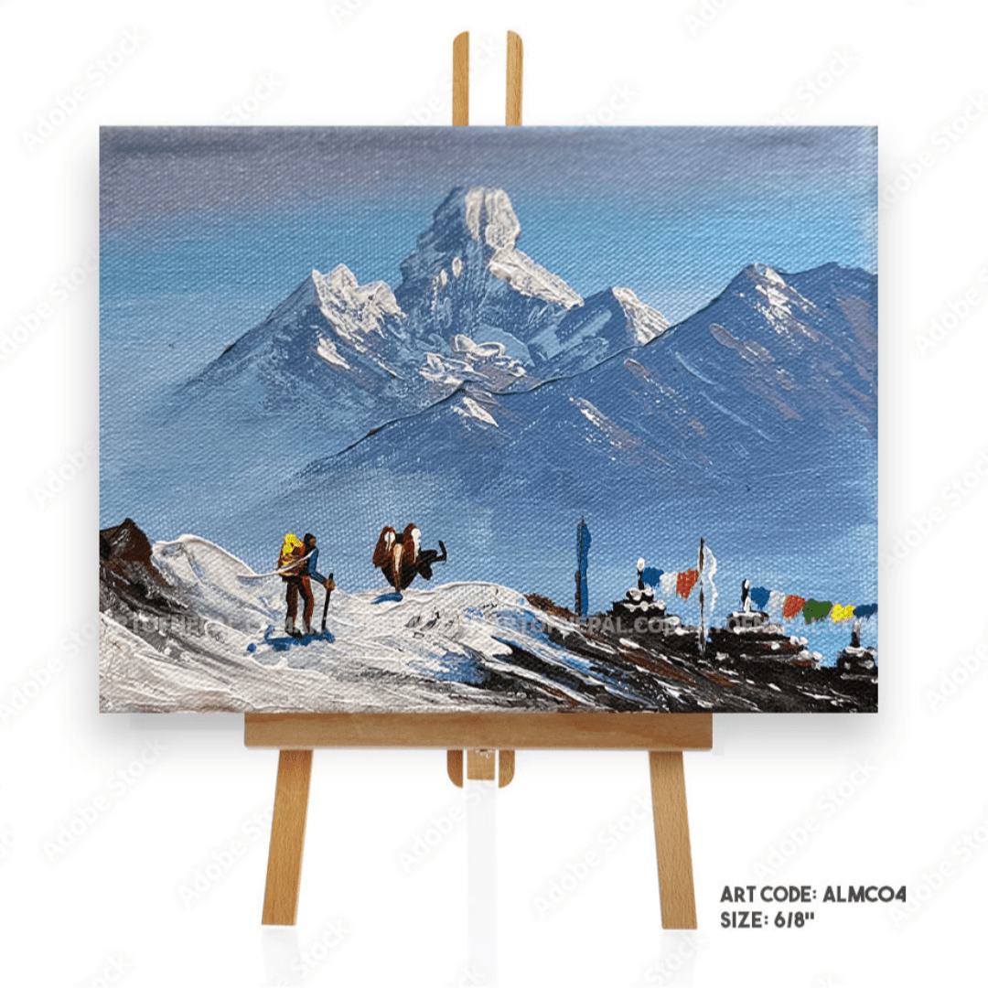 ALMC04 - Miniature Scenery of Ama Dablam - Artofnepal