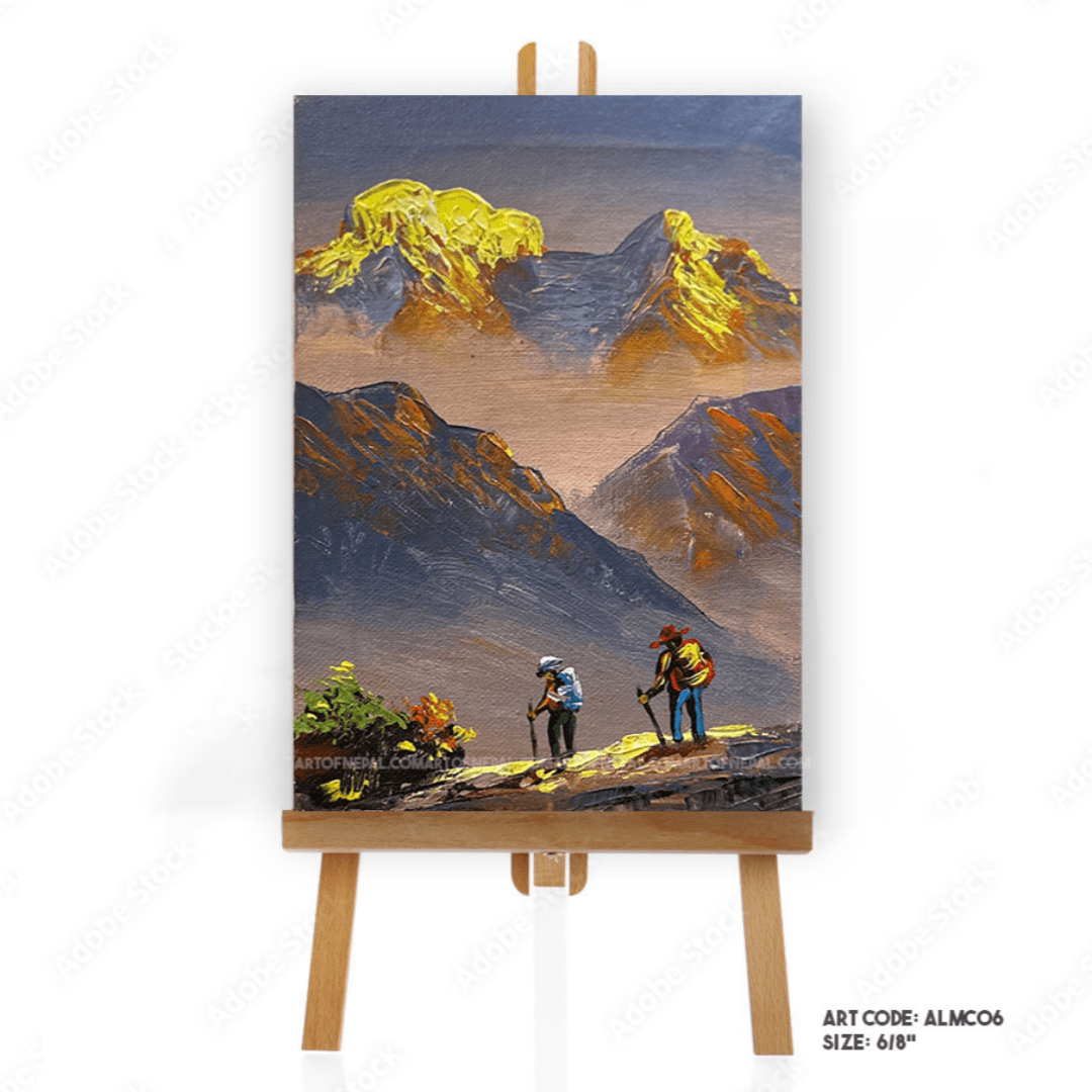 ALMC06 - Sunrise Over Mountain Range - Artofnepal