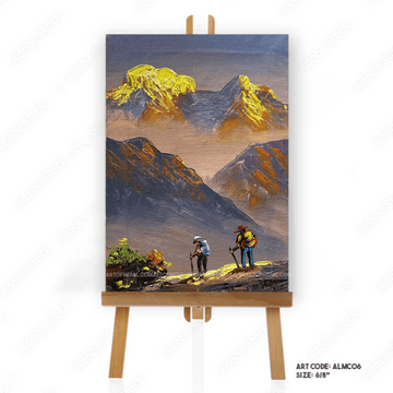 ALMC06 - Sunrise Over Mountain Range - Artofnepal