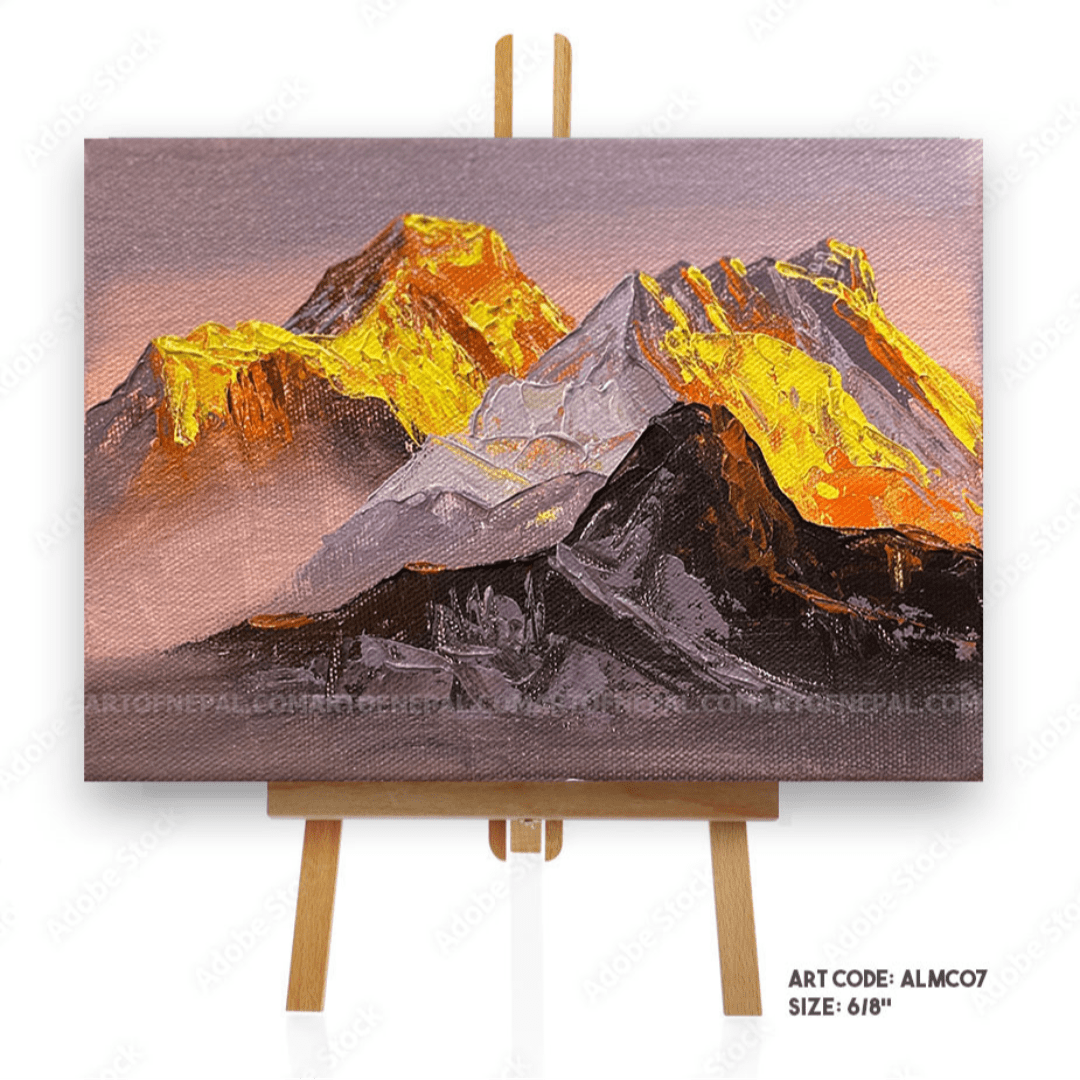 ALMC07 - Miniature Sunrise Over Mount Everest - Artofnepal
